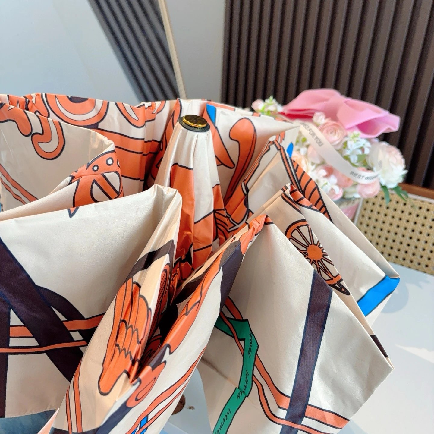 Hermes UV Protection Folding Umbrella Ver.G — Photo 5