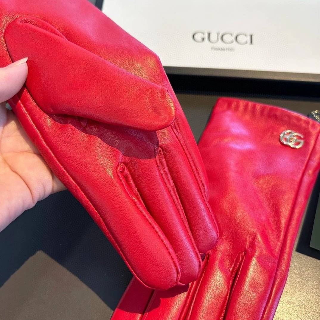 Gucci Lambskin Cashmere Gloves Ver.C — Photo 8