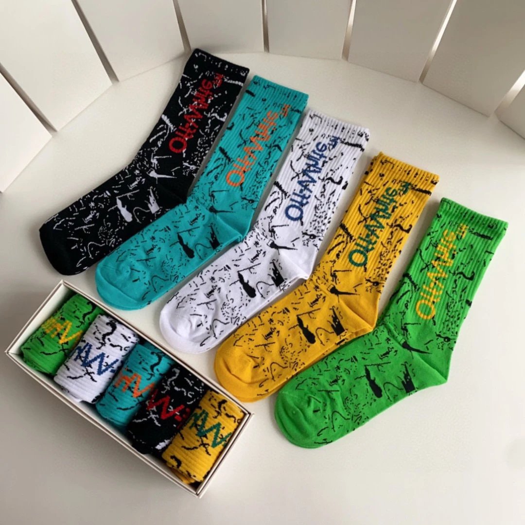 Off-White Crew Socks 5-Pair Box Ver.A — photo 4