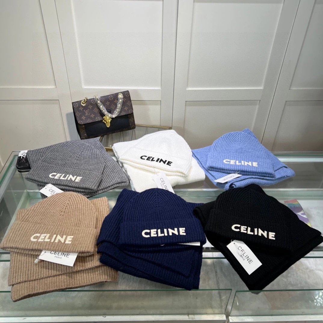 Celine Scarf & Hat Set Ver.G — Zdjęcie 9