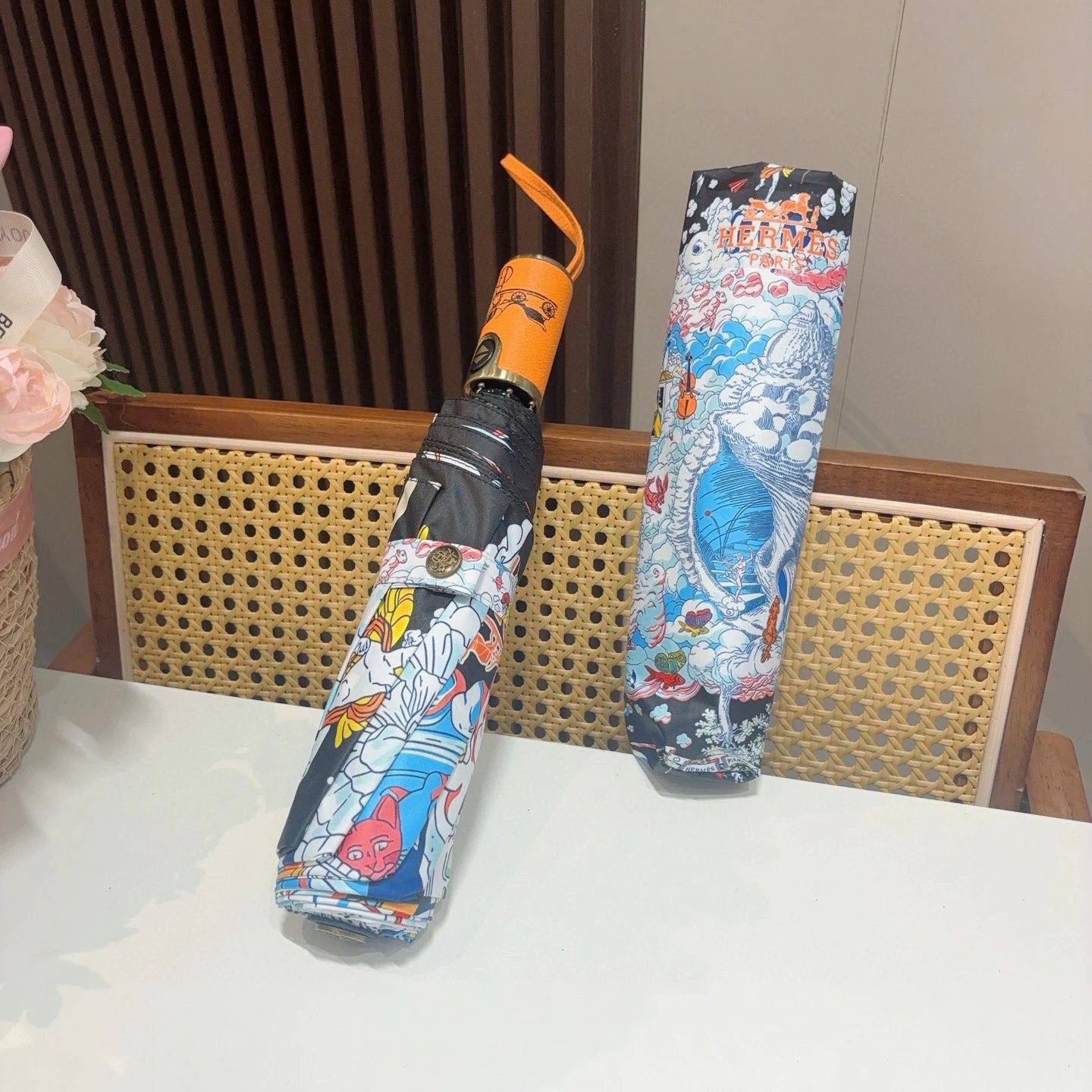 Hermes UV Protection Folding Umbrella Ver.M — Photo 3