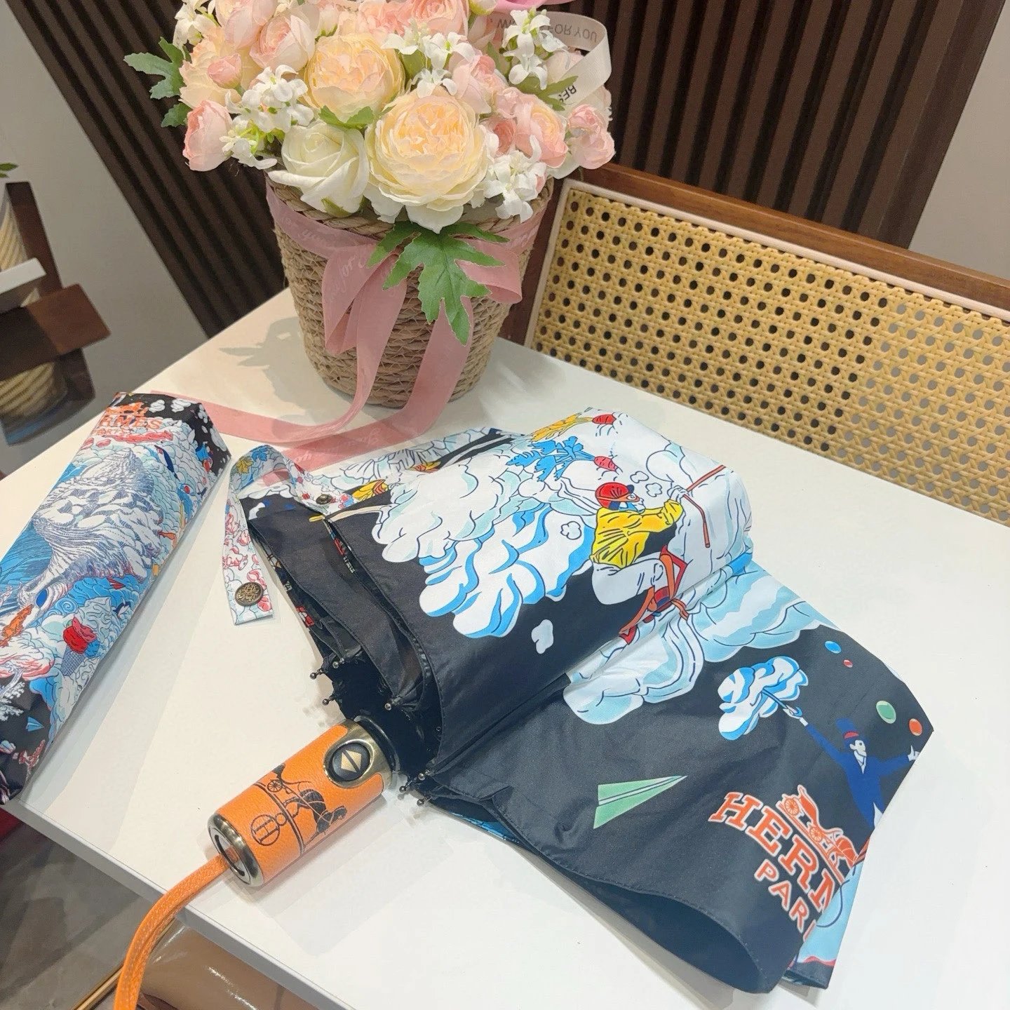 Hermes UV Protection Folding Umbrella Ver.M — Photo 6