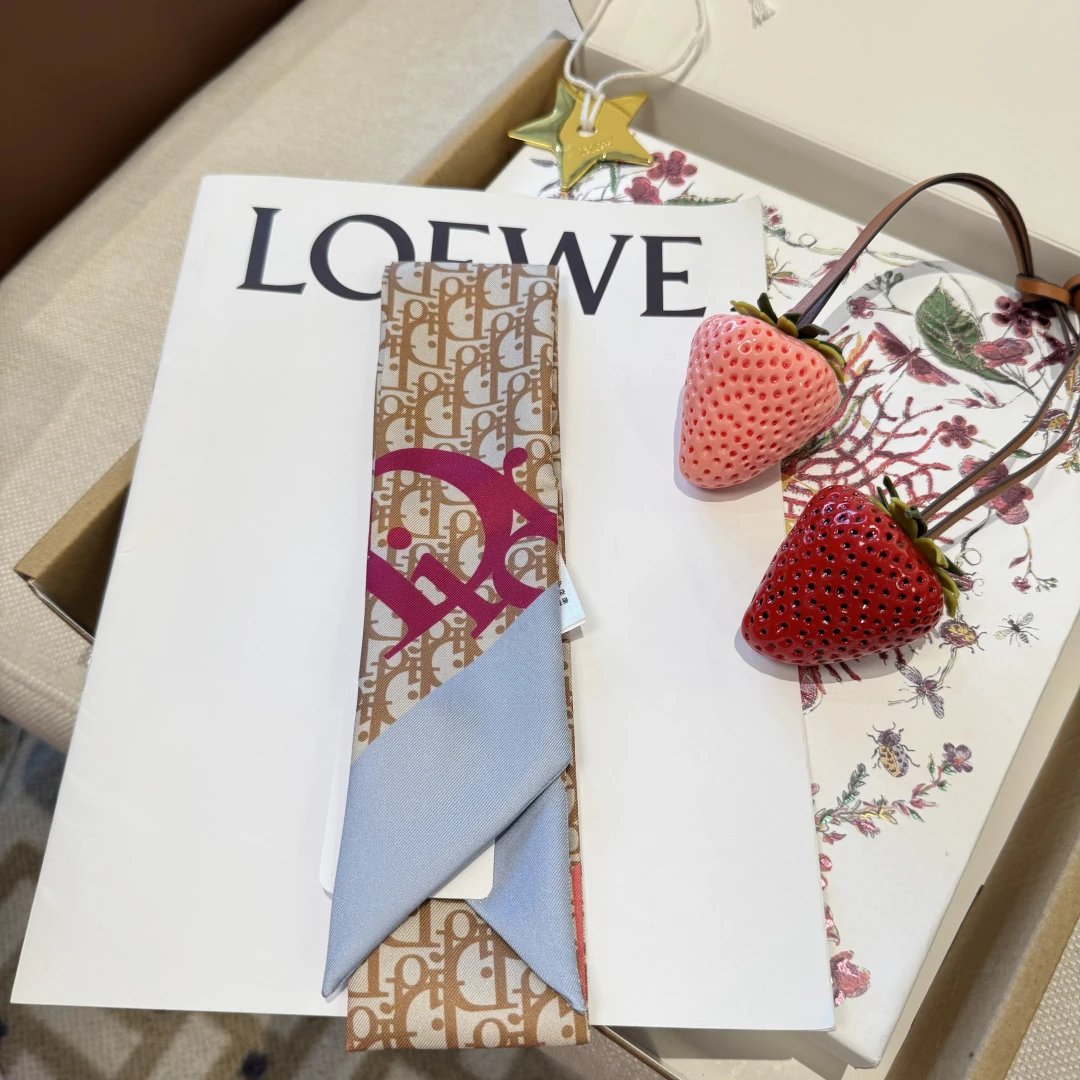 Dior Silk Hair Ribbon Ver.A — QC