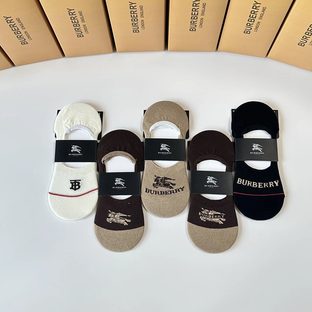 Burberry No-Show Socks Ver.A — Photo 2