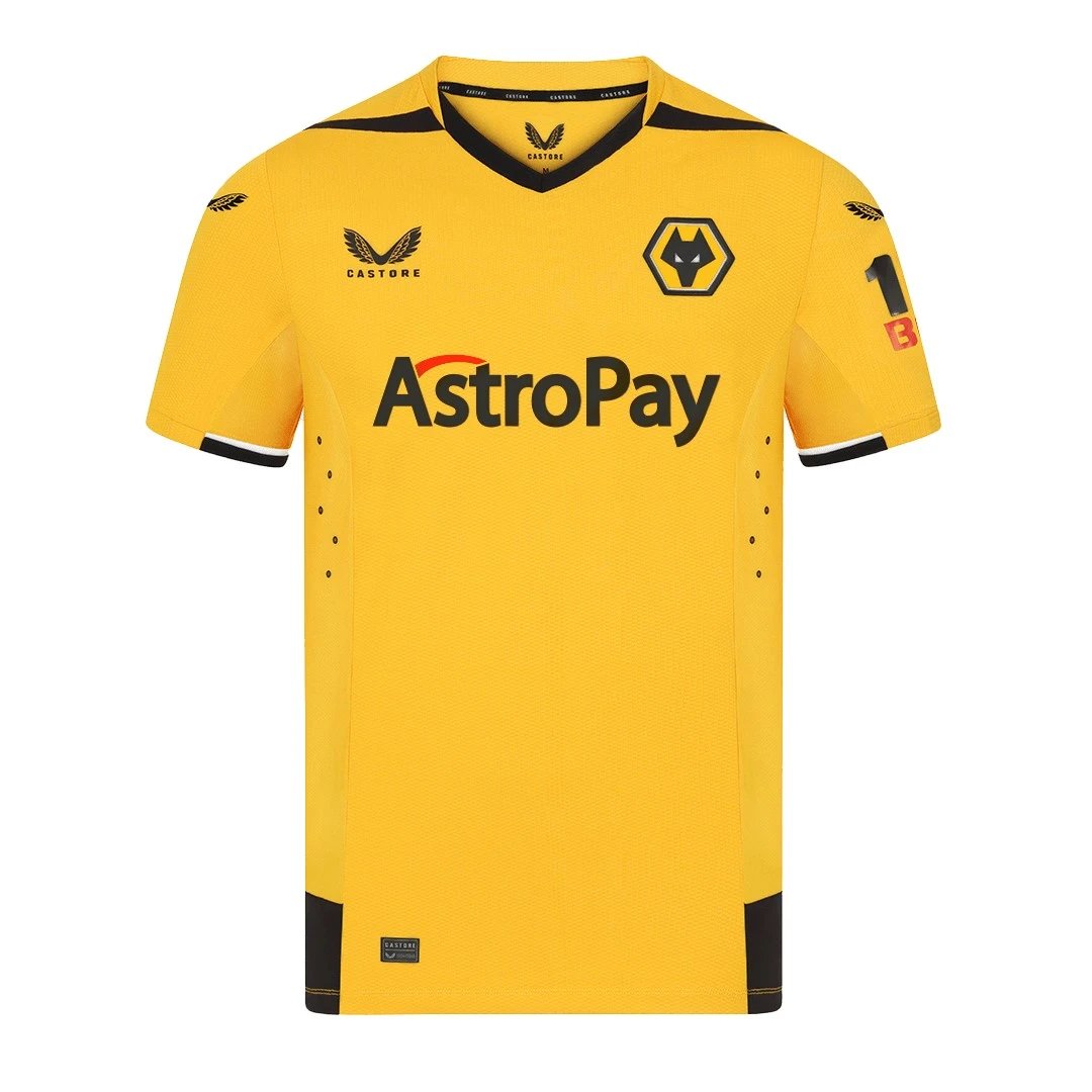 Wolverhampton Wanderers 22/23 Home Jersey (Player Version) — QC
