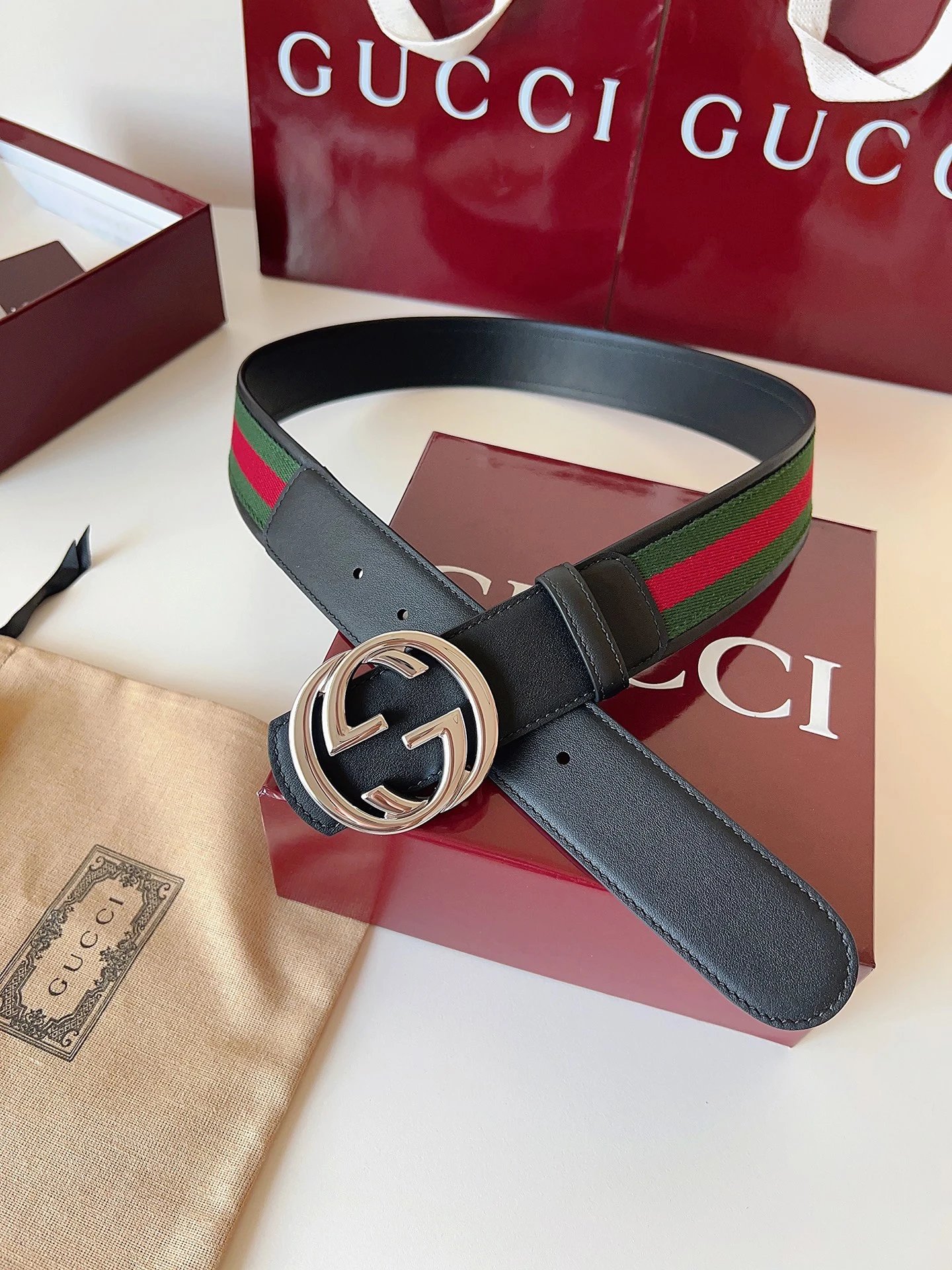 Gucci Leather Belt Ver.D — photo 2