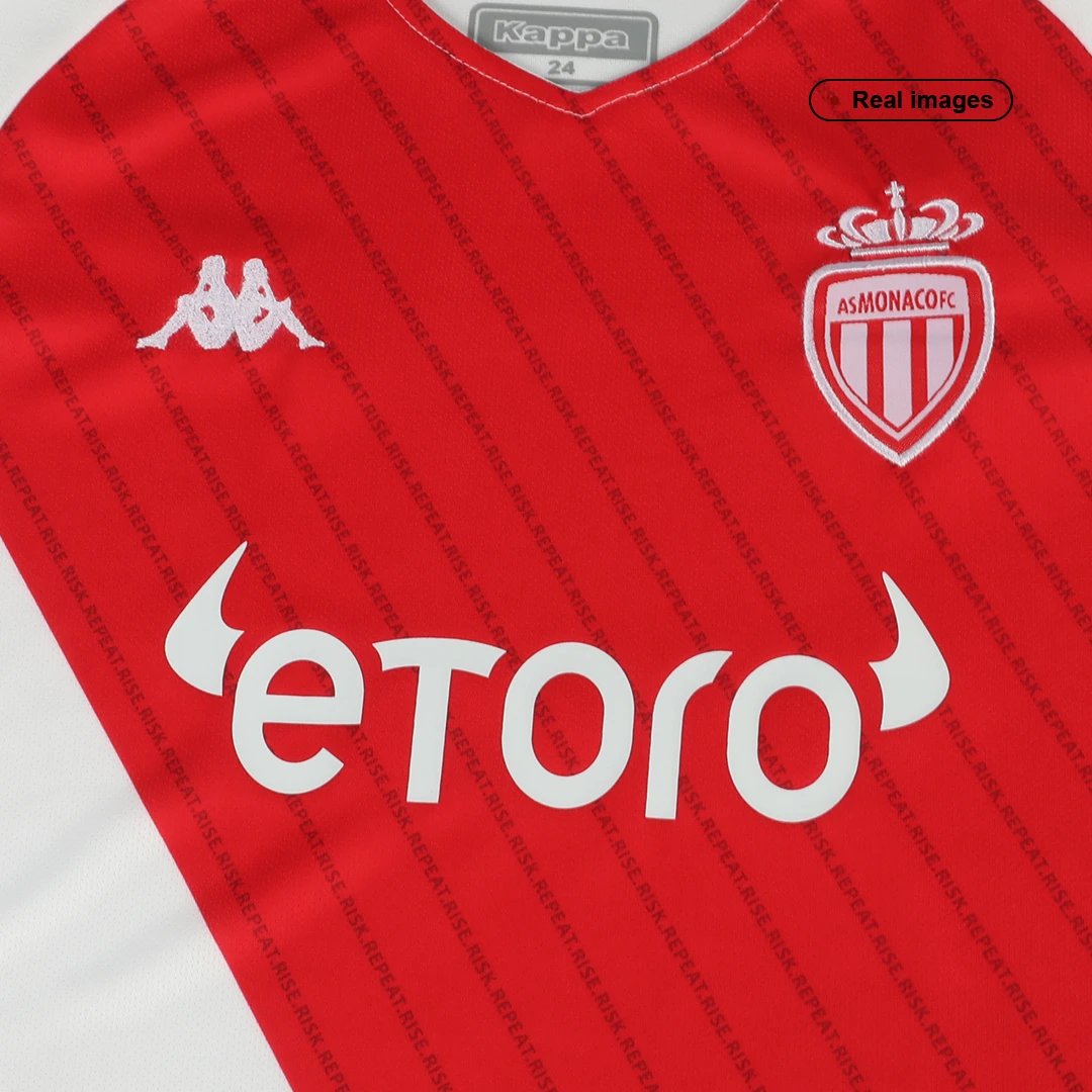 AS Monaco 22/23 Home Jersey - Kids — photo 6
