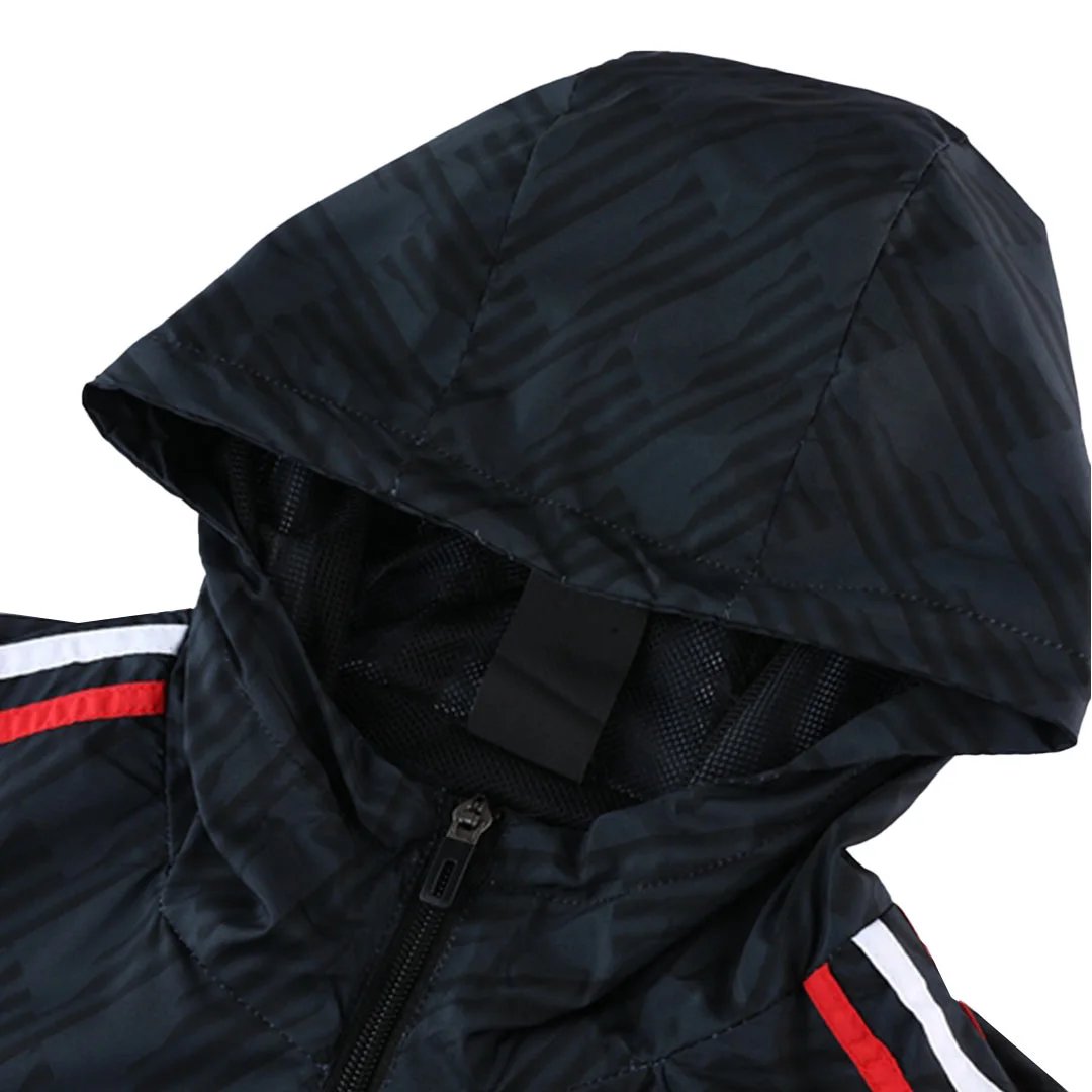 Sao Paulo FC Hoodie Windbreaker Jacket 2022 23 Black — photo 5