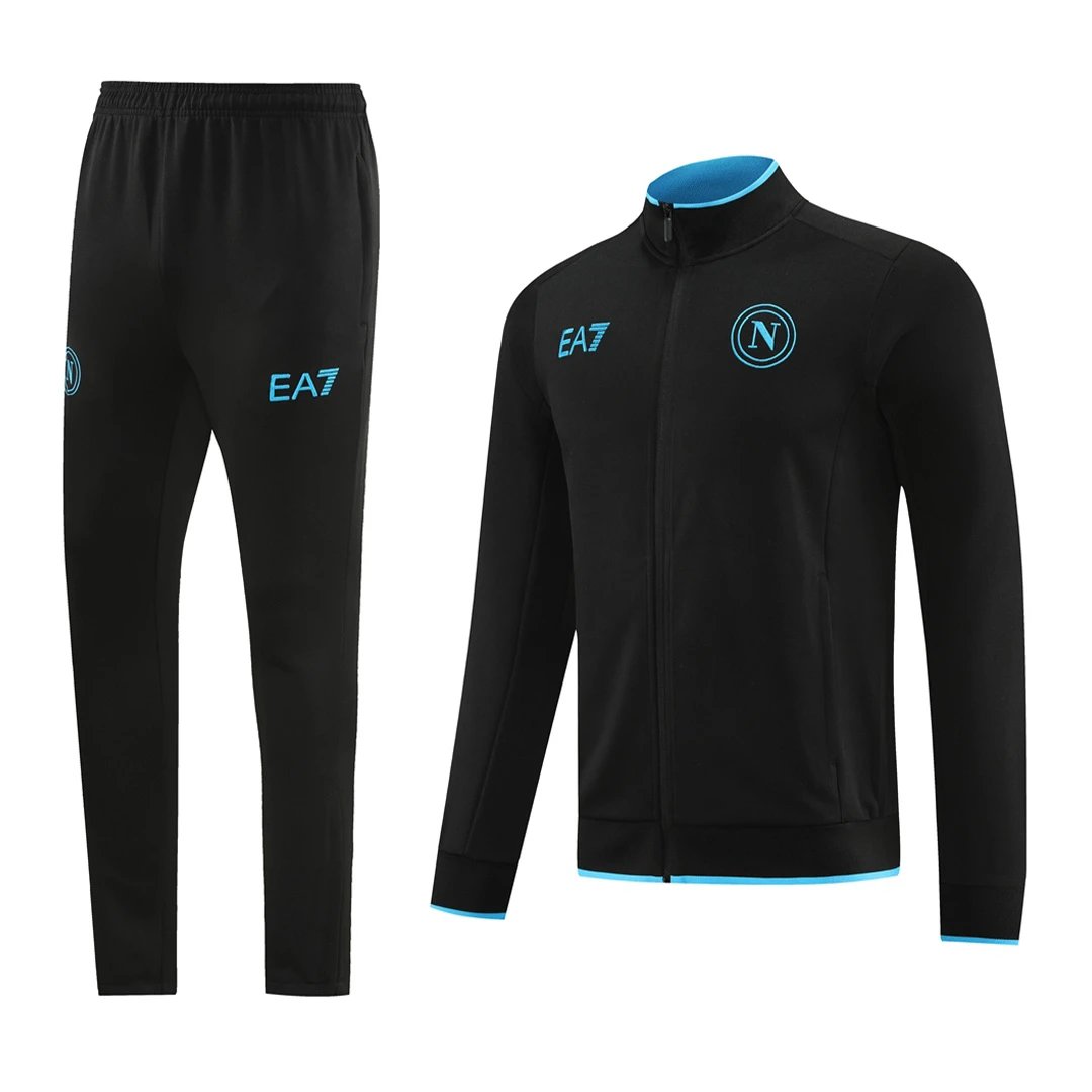 Napoli Jacket Tracksuit 2023 24 Black — photo 2