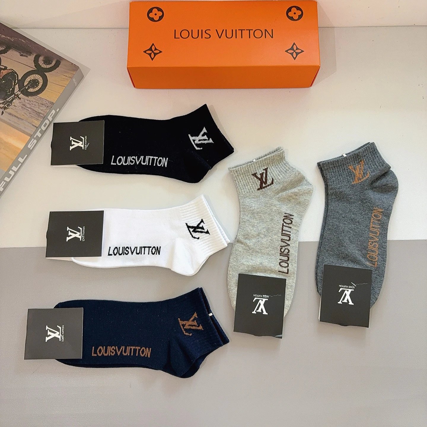 Louis Vuitton Cotton Socks Ver.B — photo 7