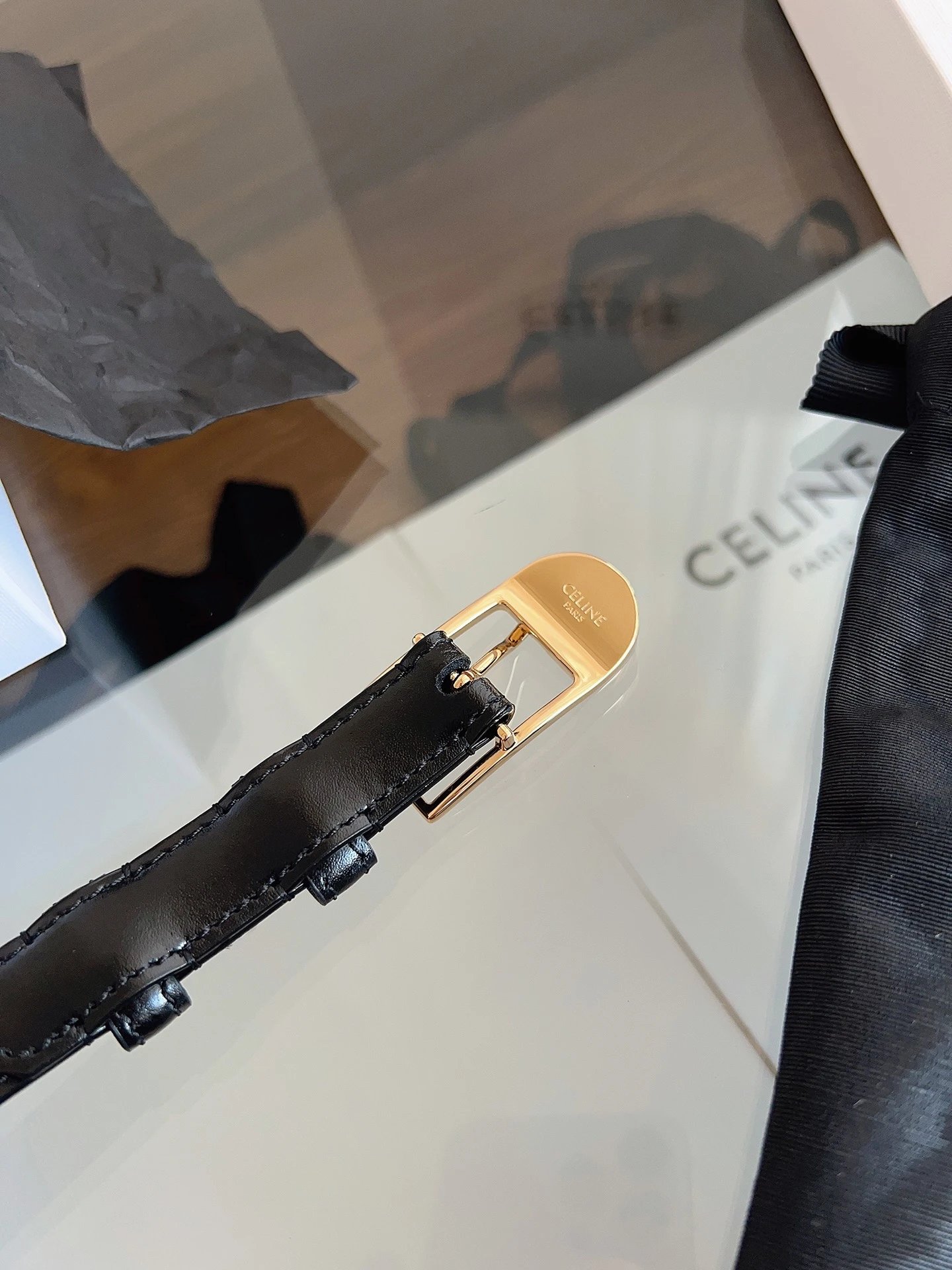 Celine Leather Belt Ver.A — QC