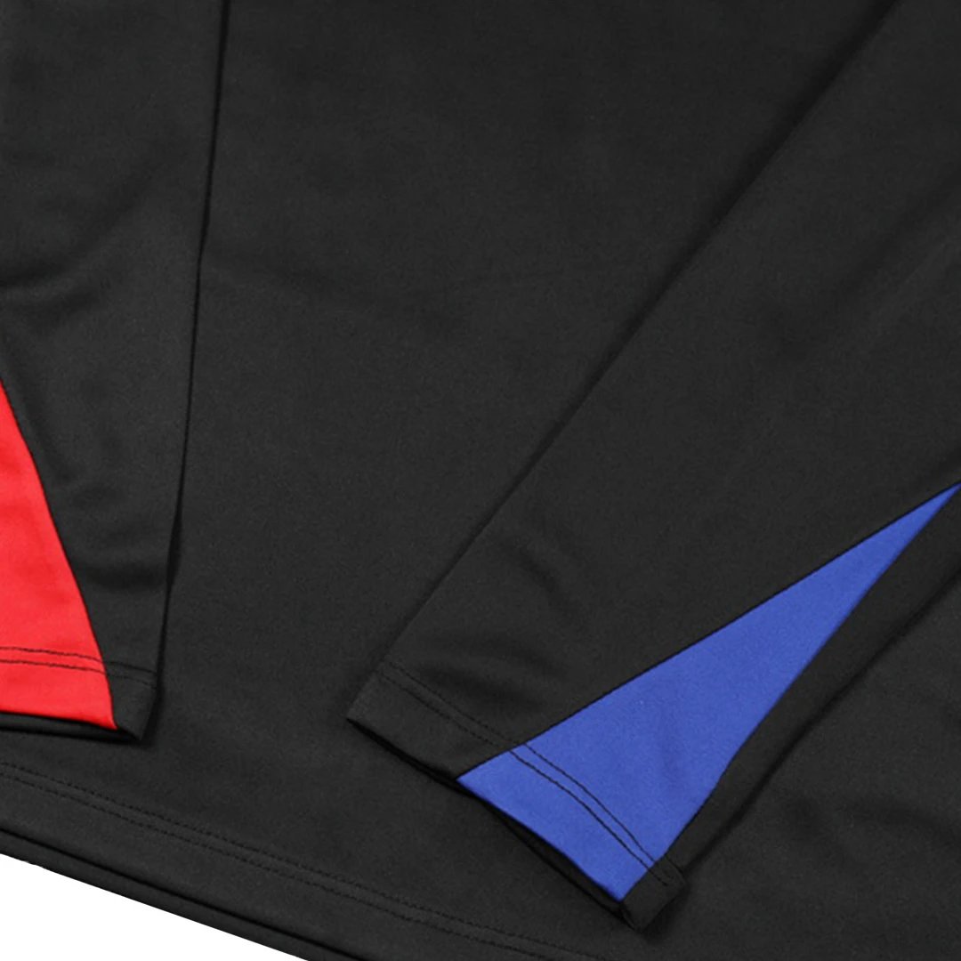 Barcelona 2024 1 4 Zip Tracksuit 25 Black — Zdjęcie 13