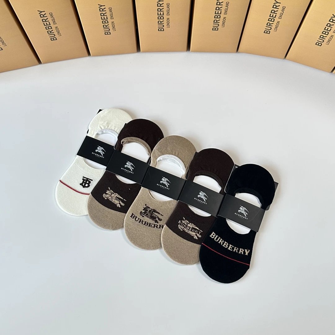 Burberry No-Show Socks Ver.A — Photo 7