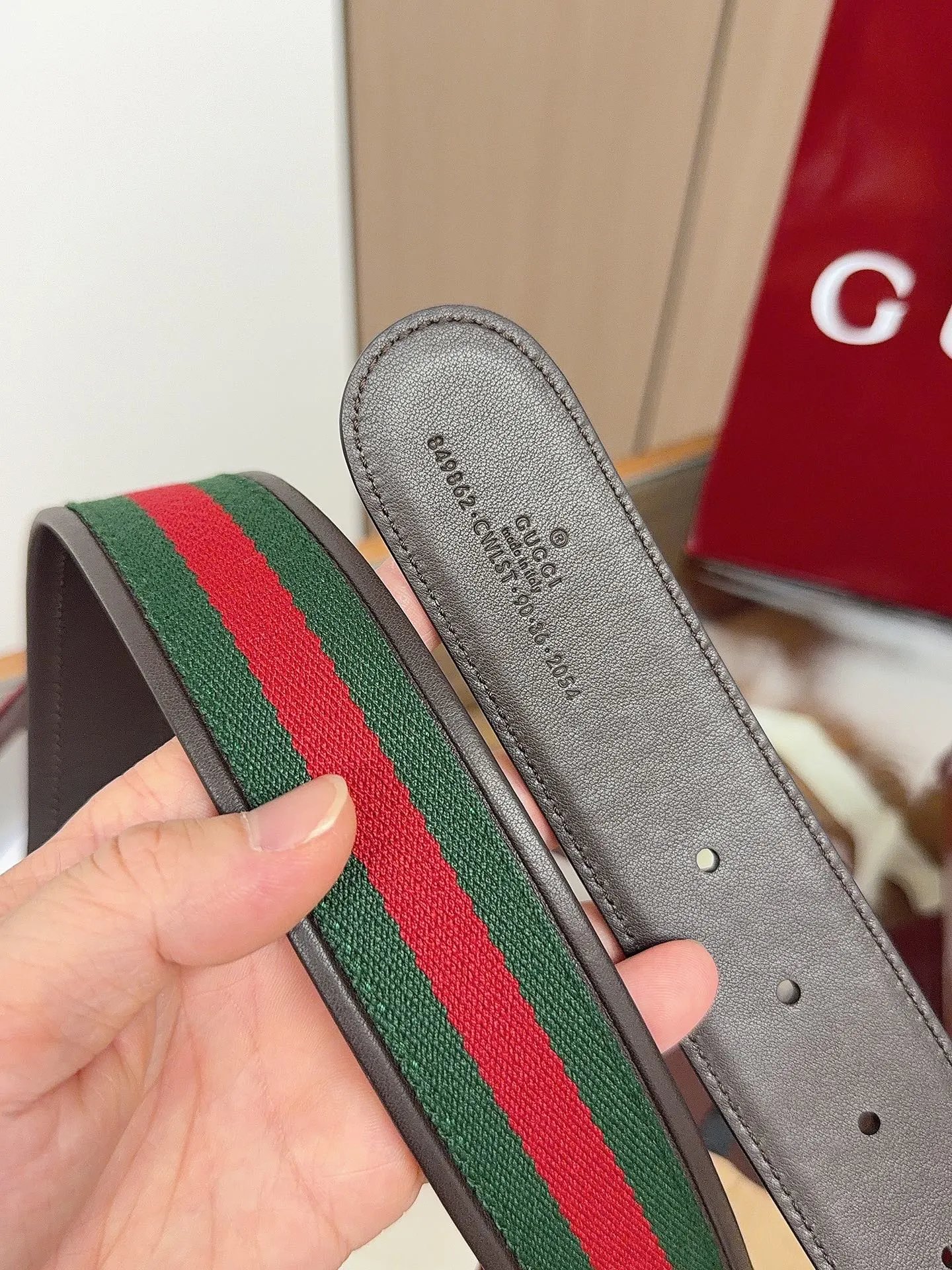 Gucci Leather Belt Ver.B — Zdjęcie 8