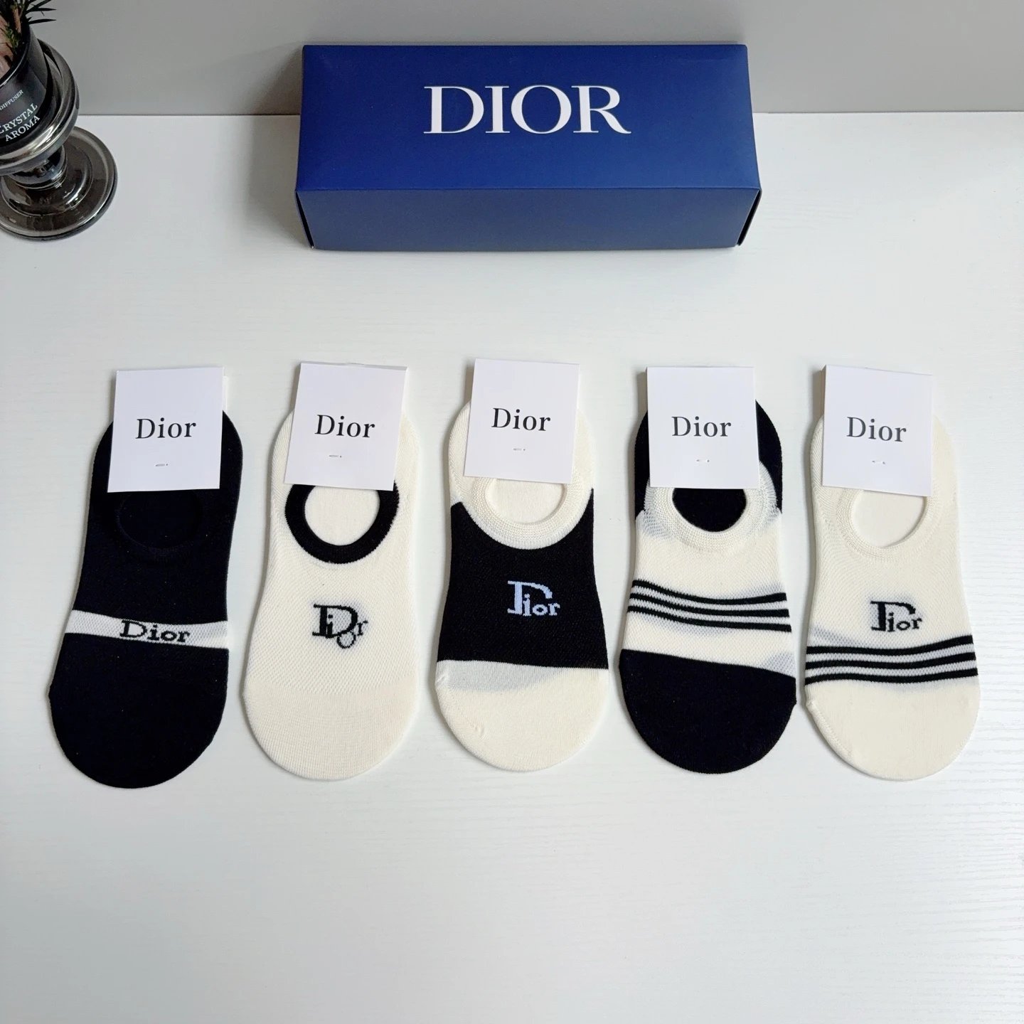 Dior No-Show Socks Ver.A — QC