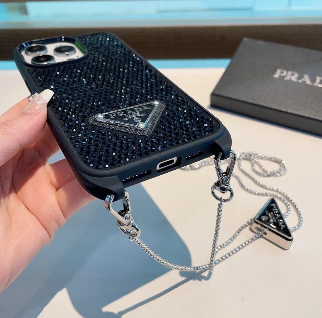 Prada Crossbody Strap Phone Case Ver.A — QC