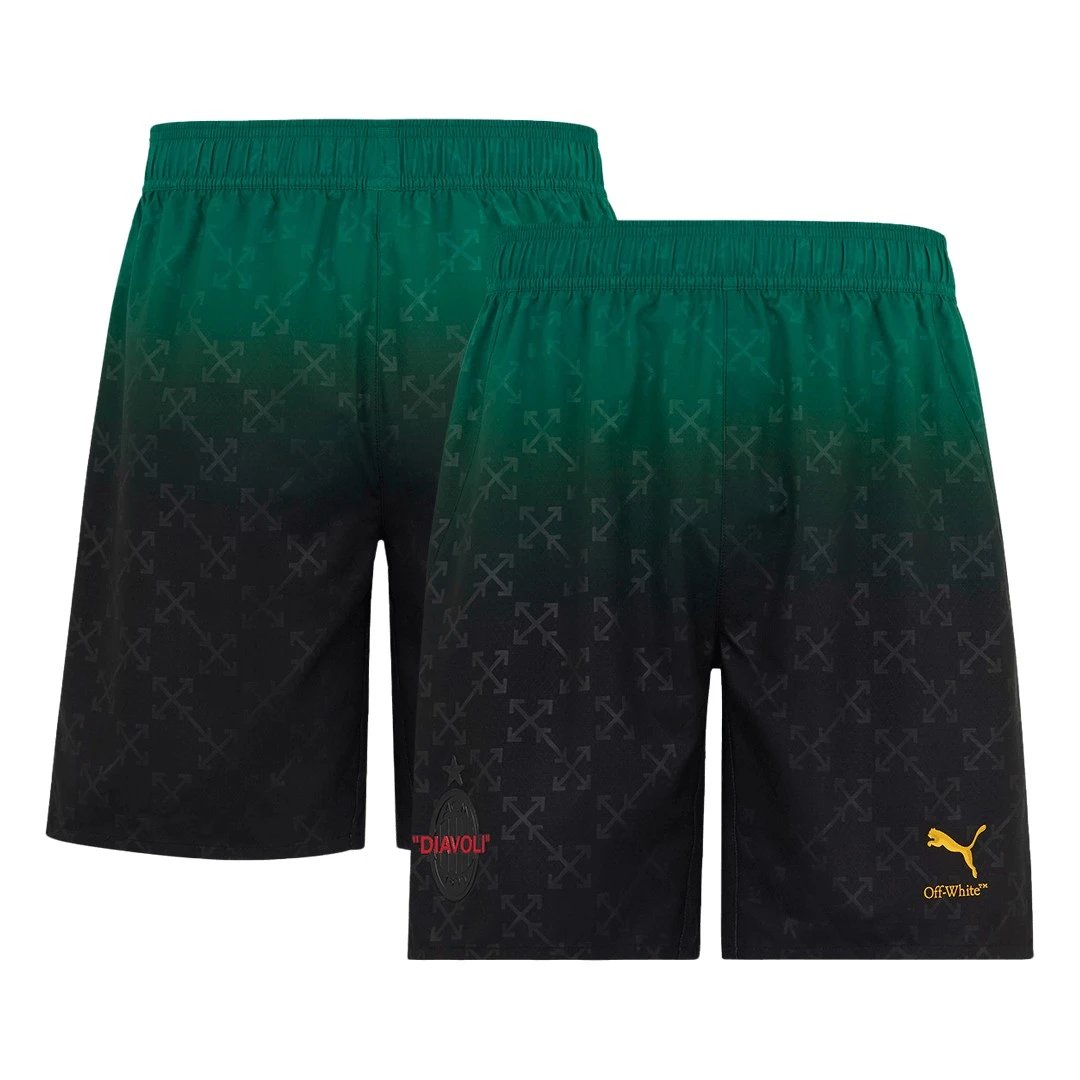 AC Milan Fourth Away Soccer Shorts 2024 25 — photo 3