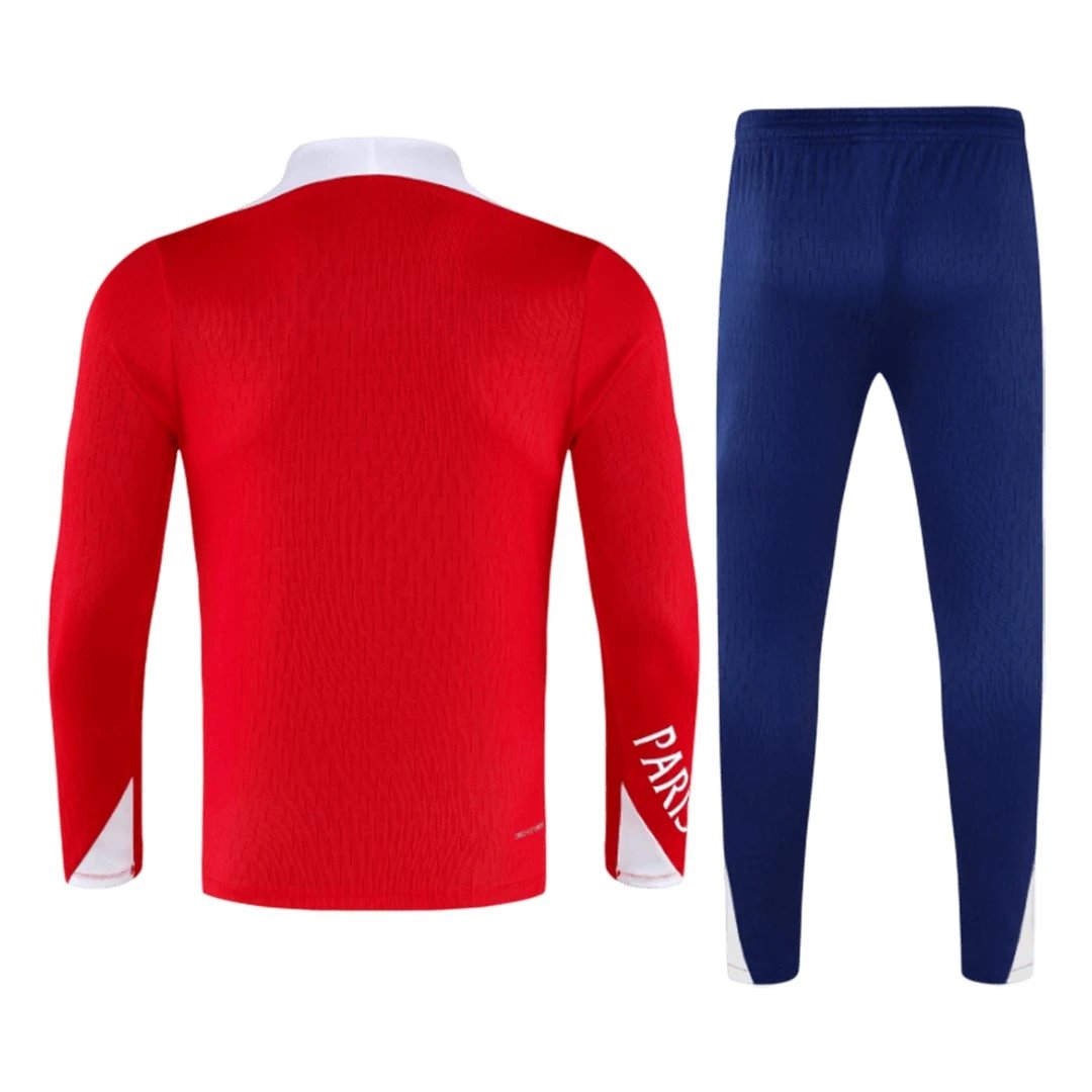 PSG 1 4 Zip Tracksuit 2025 26 Red — photo 2