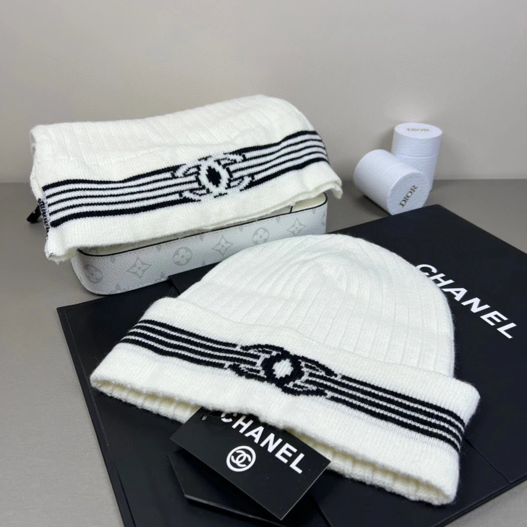Chanel Scarf & Hat Set Ver.G — QC