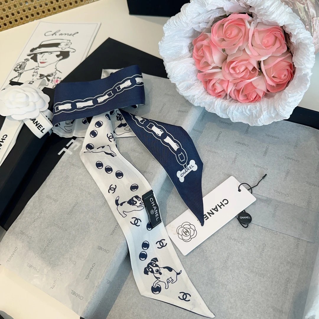 Chanel Silk Hair Ribbon Ver.G — Zdjęcie 4