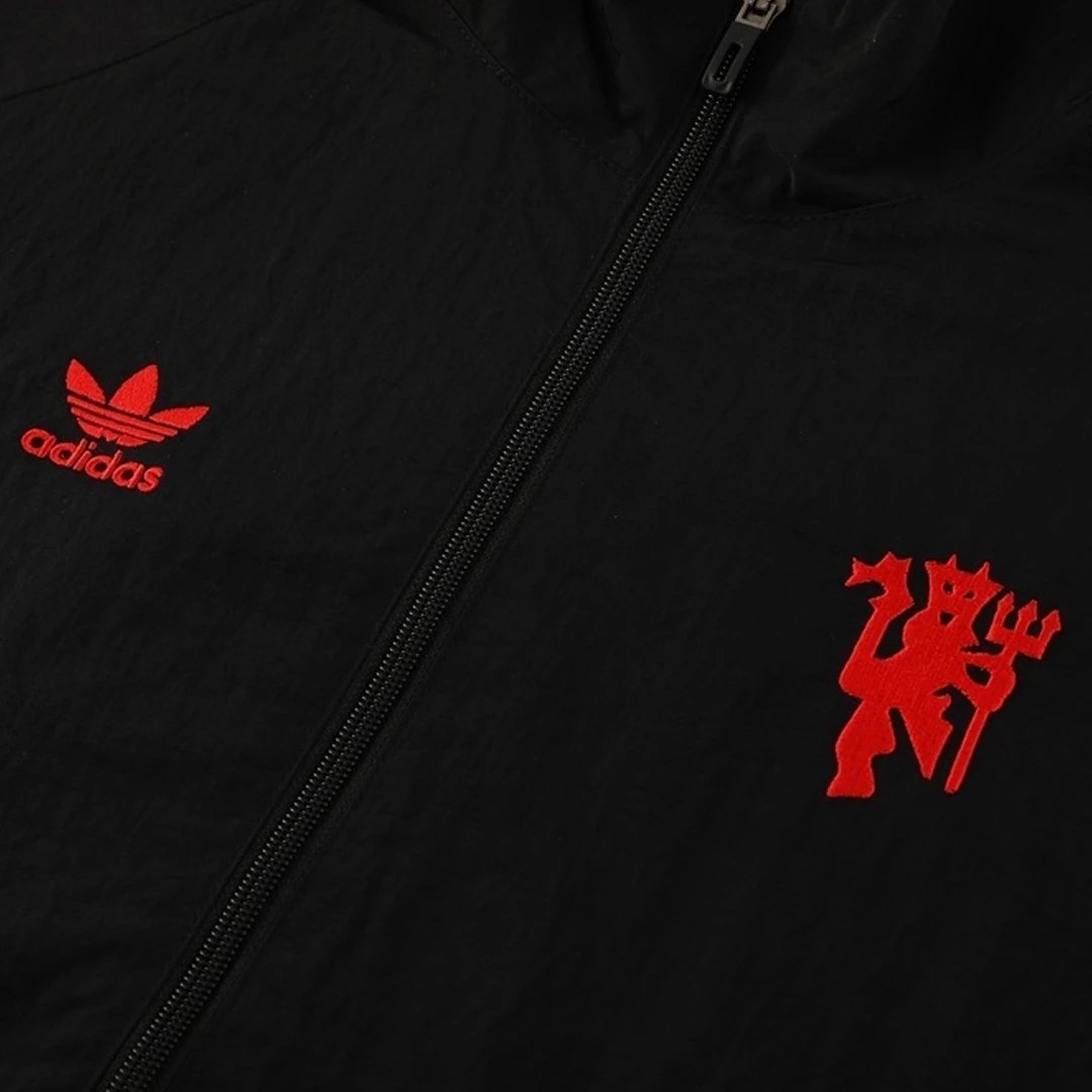 Manchester United 2025 Windbreaker Jacket 26 Black — Zdjęcie 5