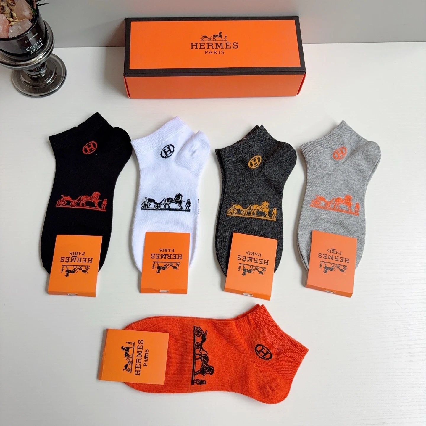 Hermes No-Show Socks Ver.C — Zdjęcie 5
