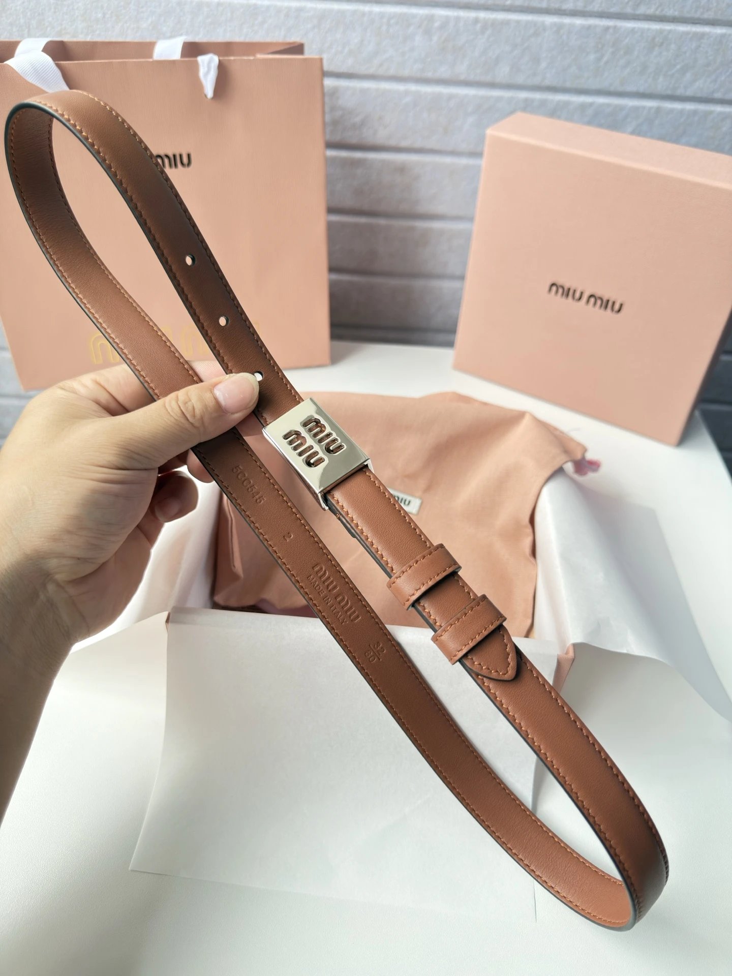 Miu Miu Belt Ver.C — Zdjęcie 4