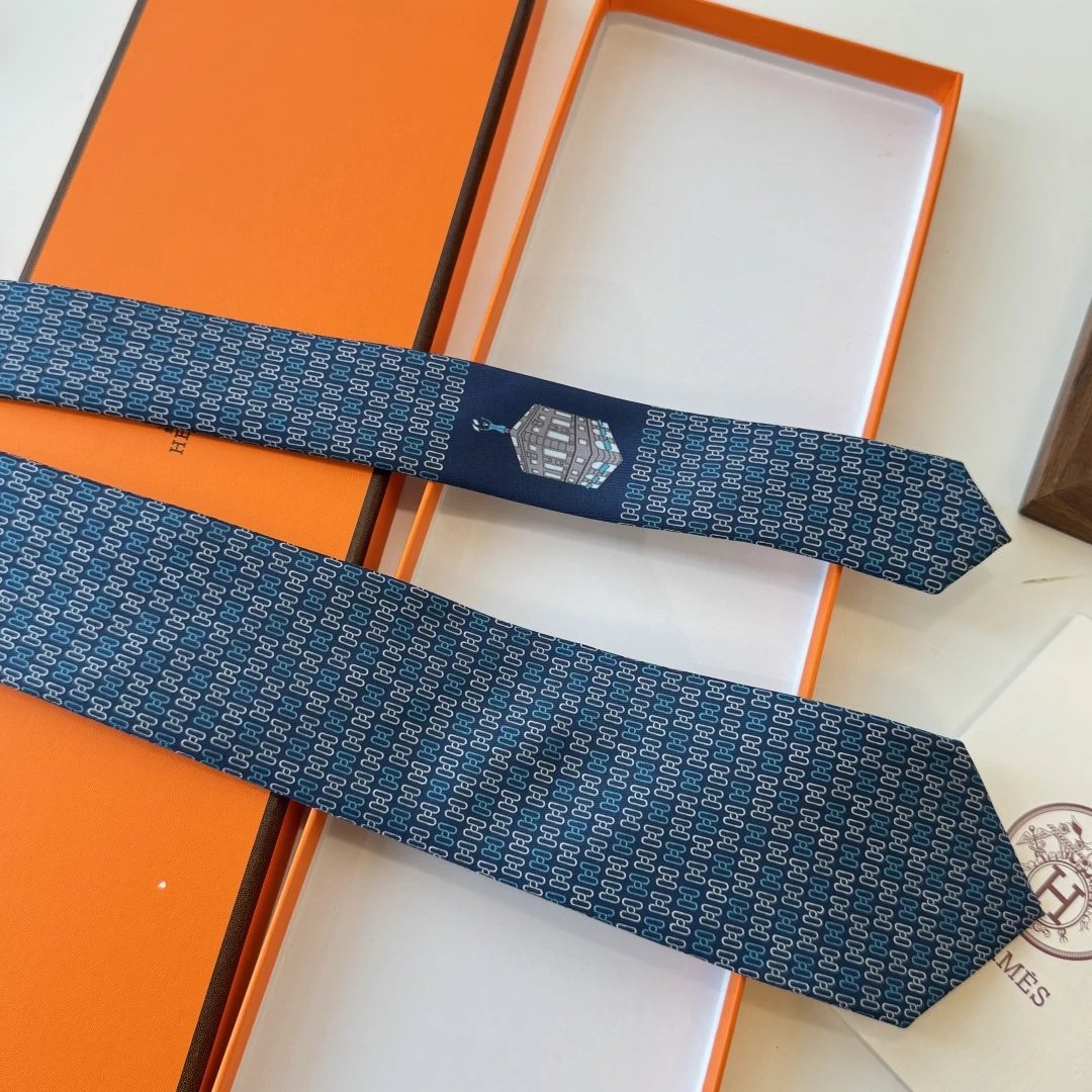 Hermes Silk Tie Ver.B — Photo 6