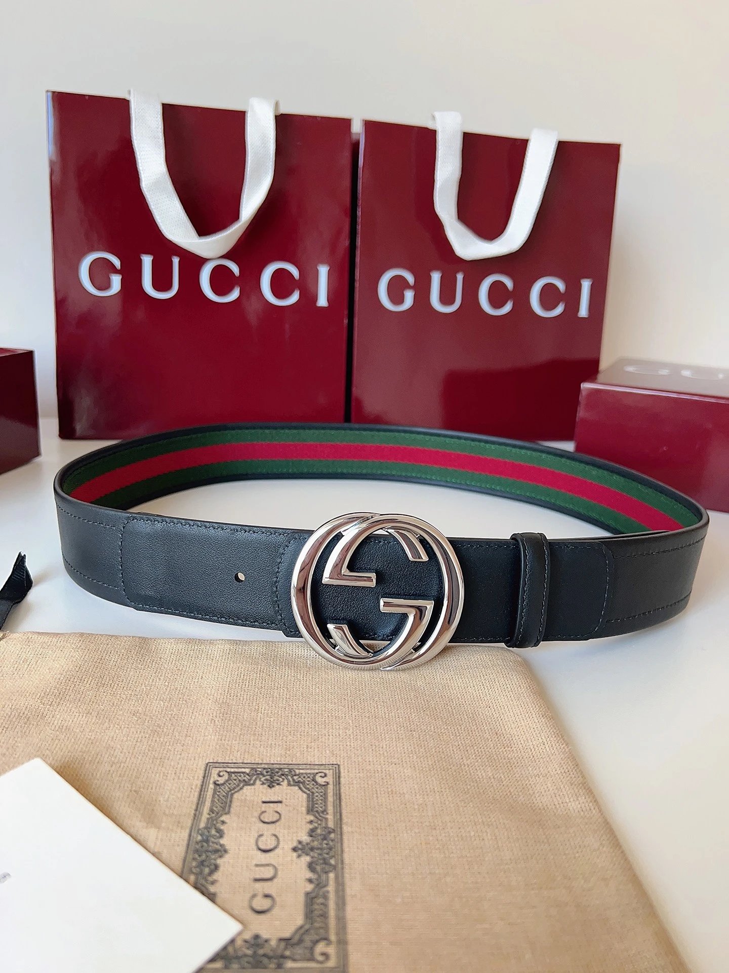 Gucci Leather Belt Ver.D — photo 8