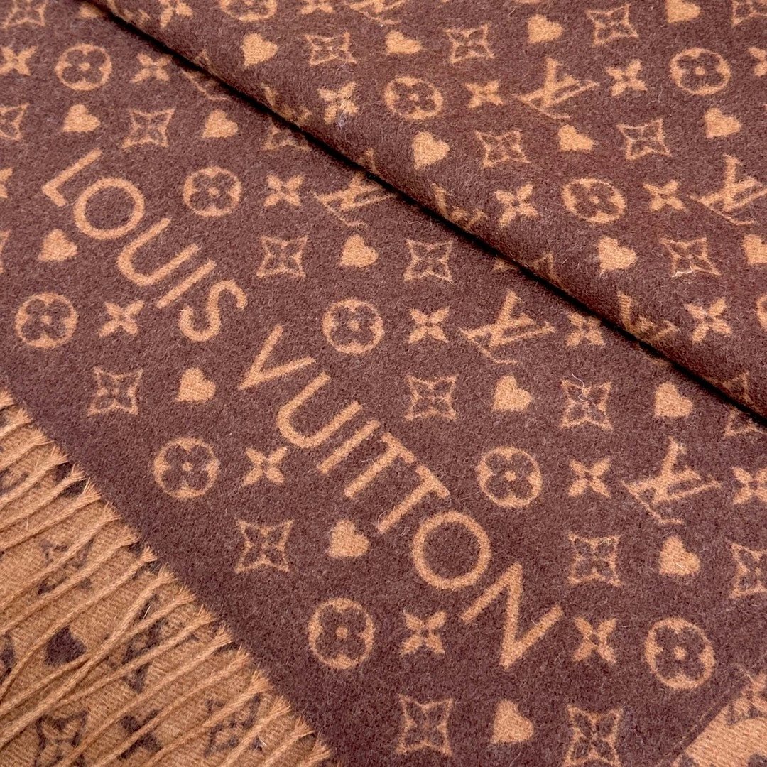 Louis Vuitton Cashmere Scarf Ver.A — QC