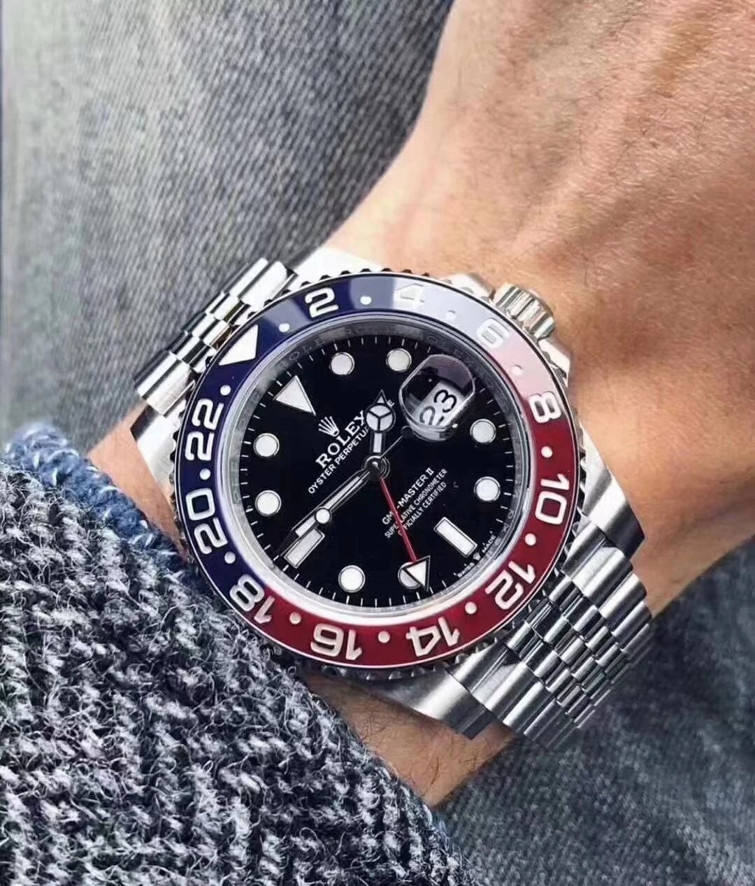 Reloj Rolex GMT-Master II con esfera negra