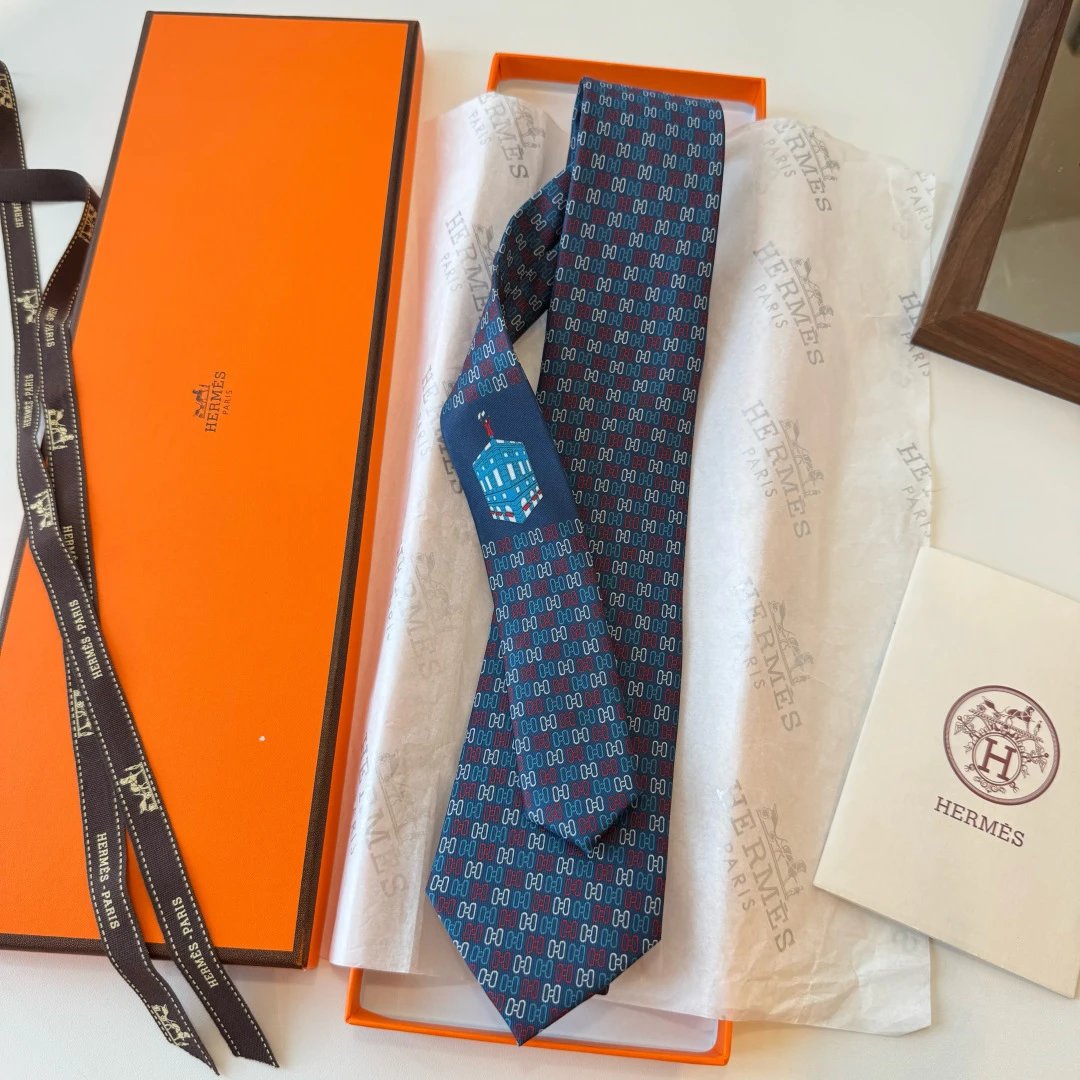 Hermes Silk Tie Ver.C — Photo 5
