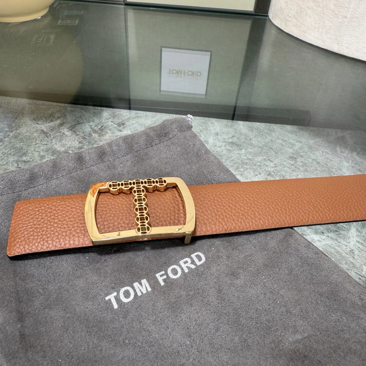 Tom Ford Leather Reversible Belt Ver.D — photo 3