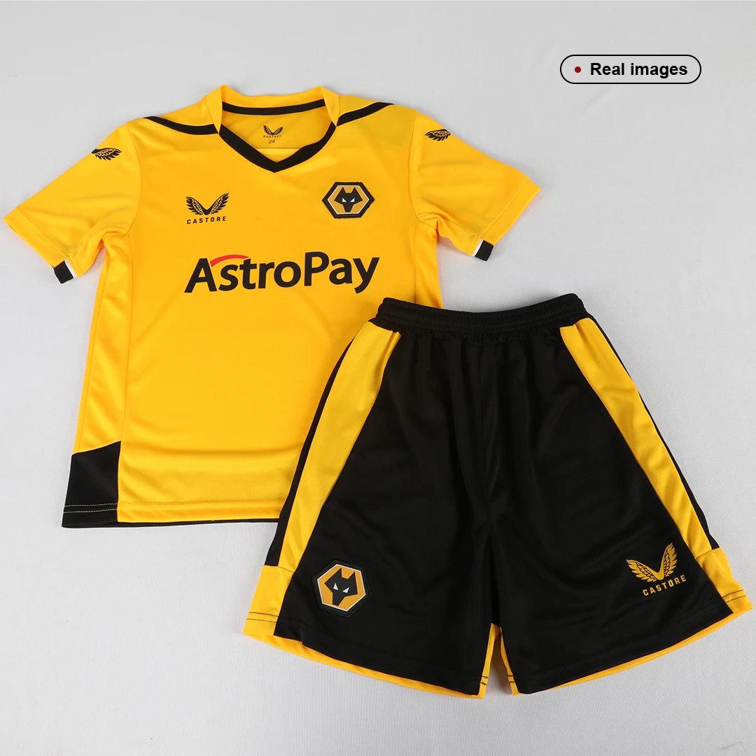 Wolverhampton Wanderers 22/23 Home Jersey - Kids — Zdjęcie 16