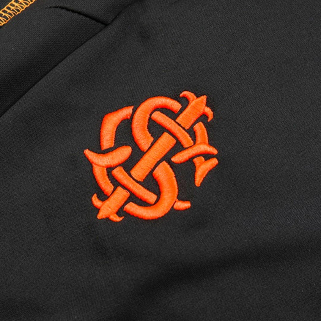 Internacional 2023 SC 1 4 Zip Tracksuit 24 Orange — Zdjęcie 20