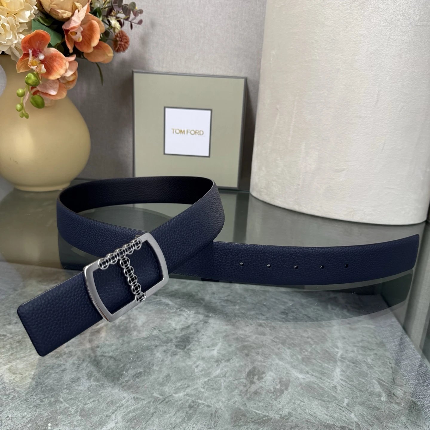 Tom Ford Leather Reversible Belt Ver.G — photo 6