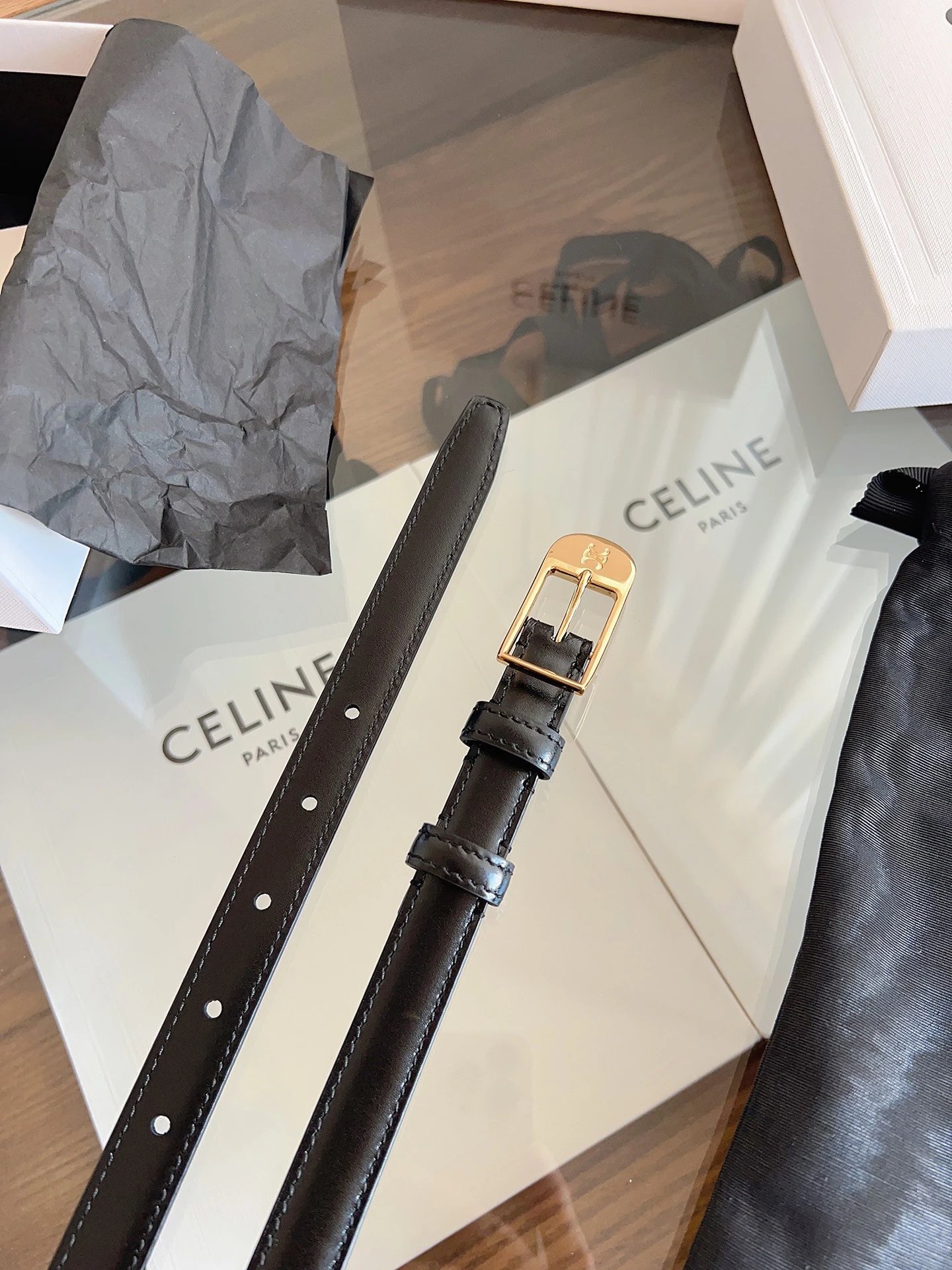 Celine Leather Belt Ver.A — QC