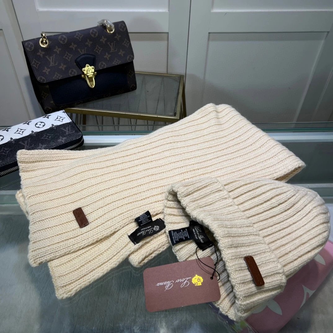 Loro Piana Scarf & Hat Set Ver.D — Zdjęcie 7