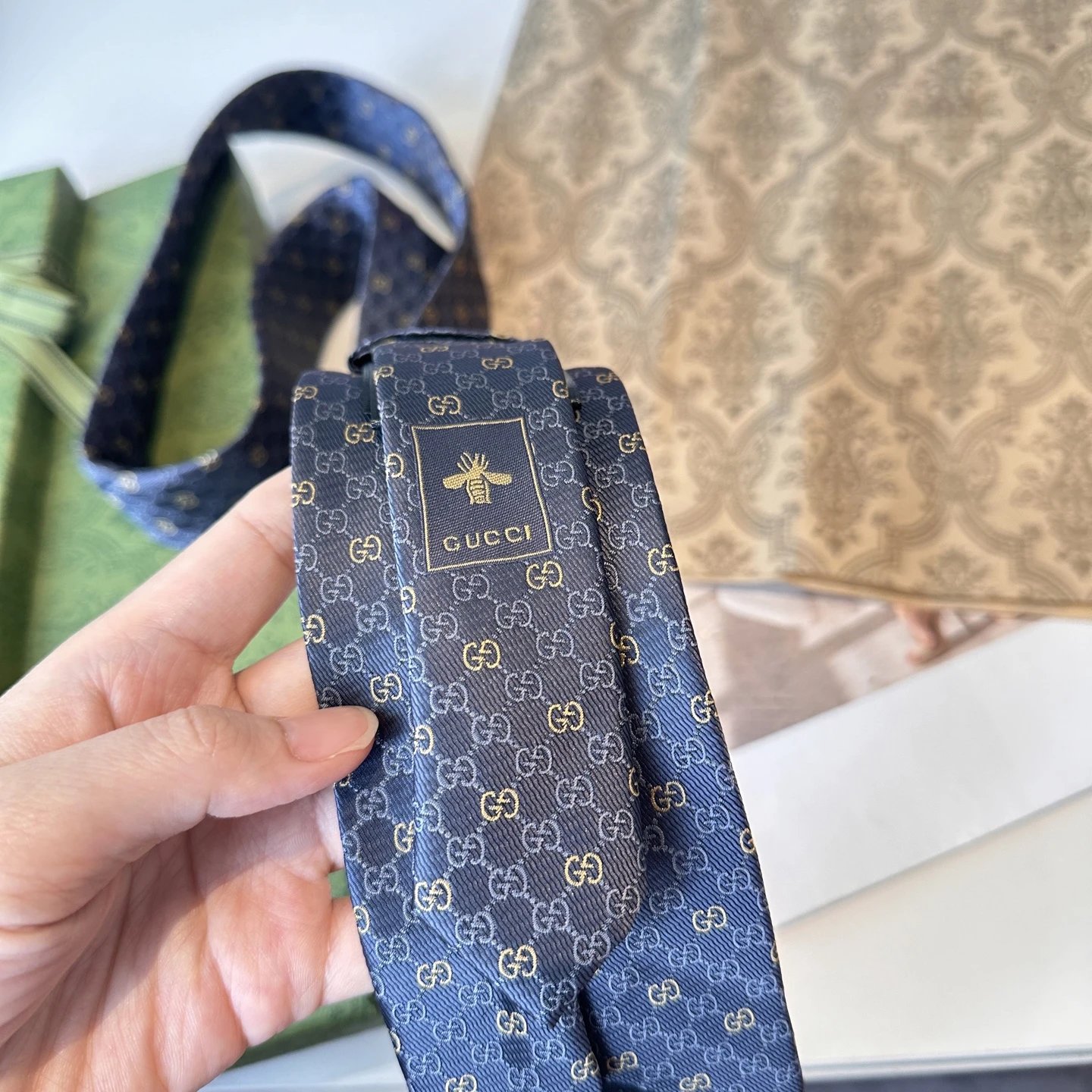 Gucci Silk Tie Ver.L — Zdjęcie 5