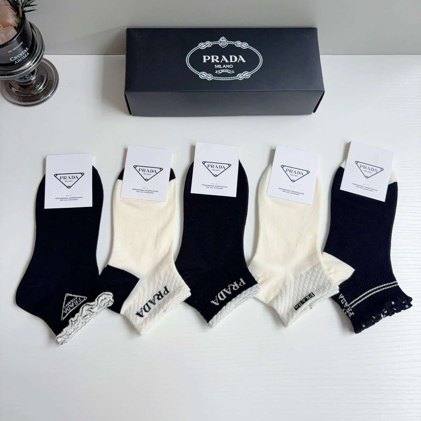 Prada Cotton Socks Ver.A — Zdjęcie 3