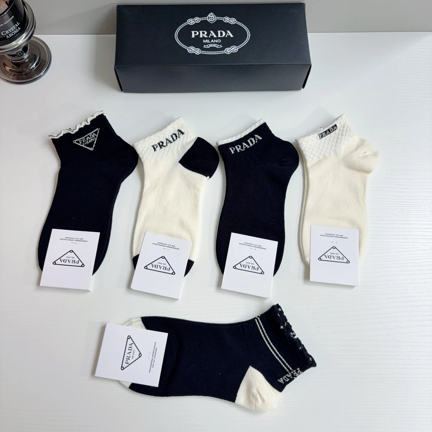 Prada Cotton Socks Ver.A — Zdjęcie 5