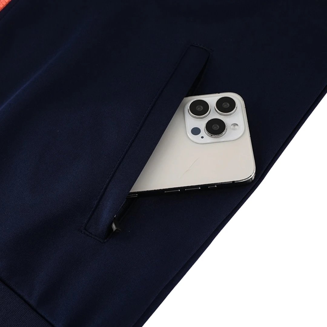 Barcelona 2025 Jacket Tracksuit 26 Navy Orange — QC