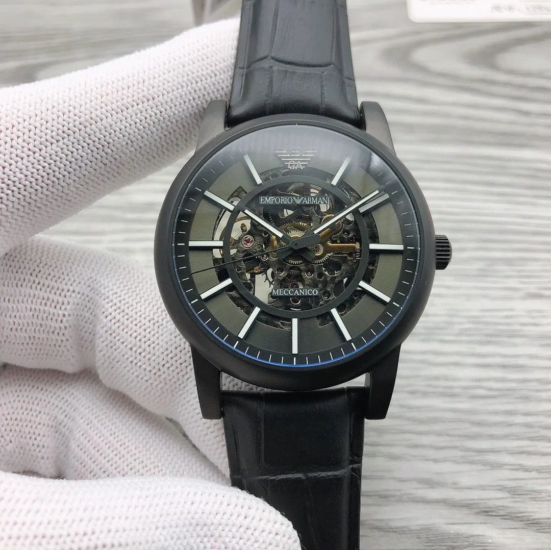 Armani AR60008 Skeleton Automatic Watch 41mm — photo 3