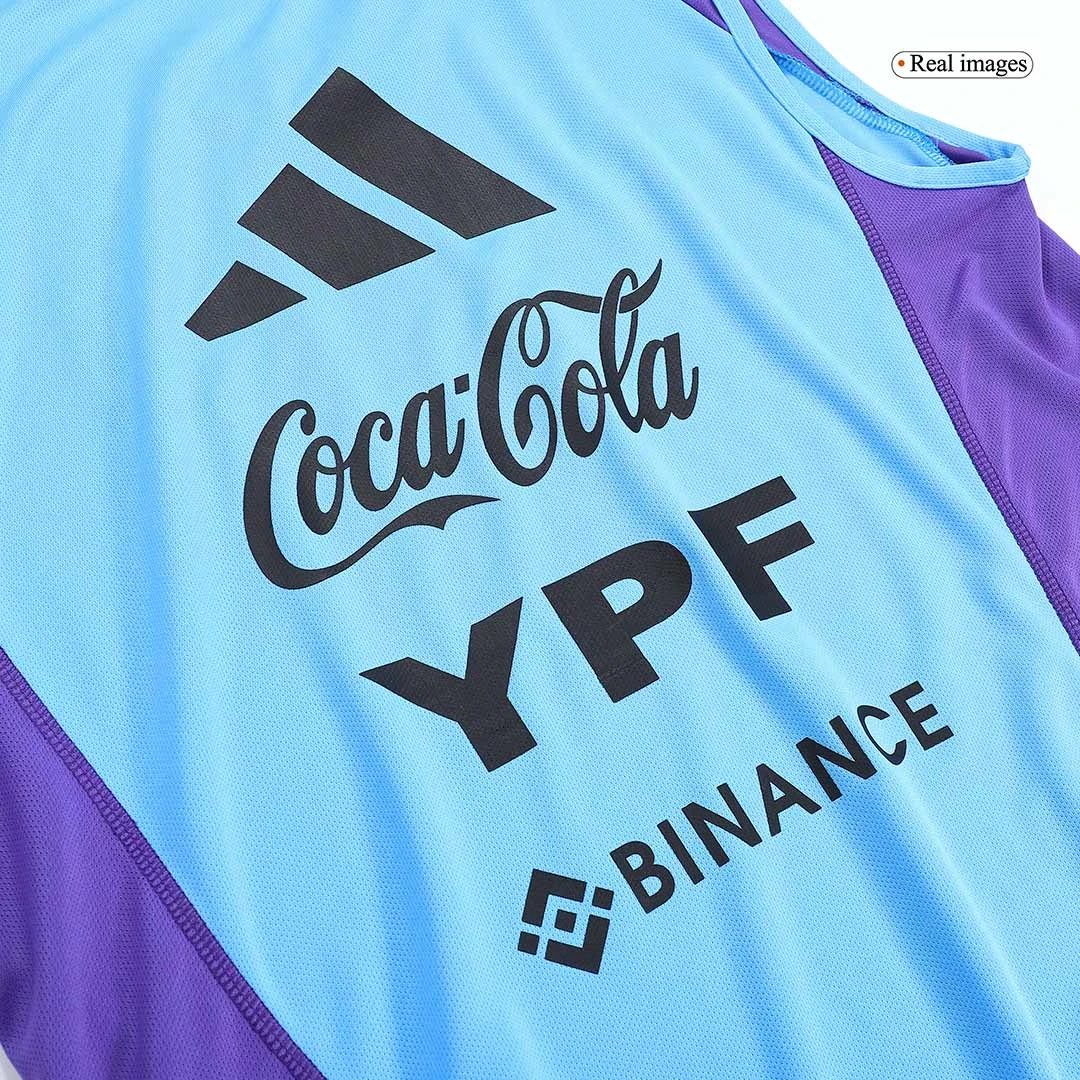 Argentina 2023 Pre Match Sleeveless Top Blue Jersey — Photo 9