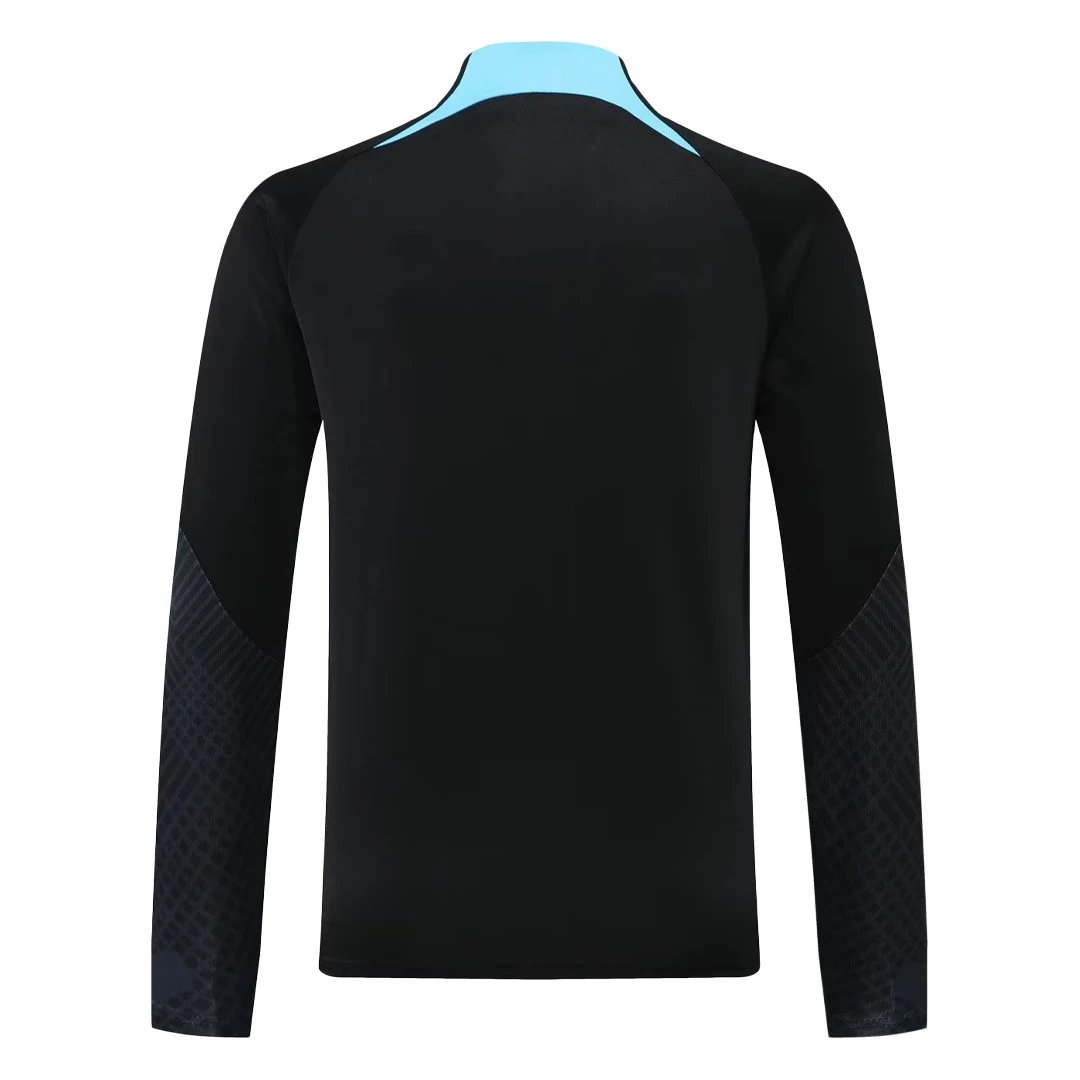 Inter Milan 2022 1 4 Zip Tracksuit 23 Black — Photo 6