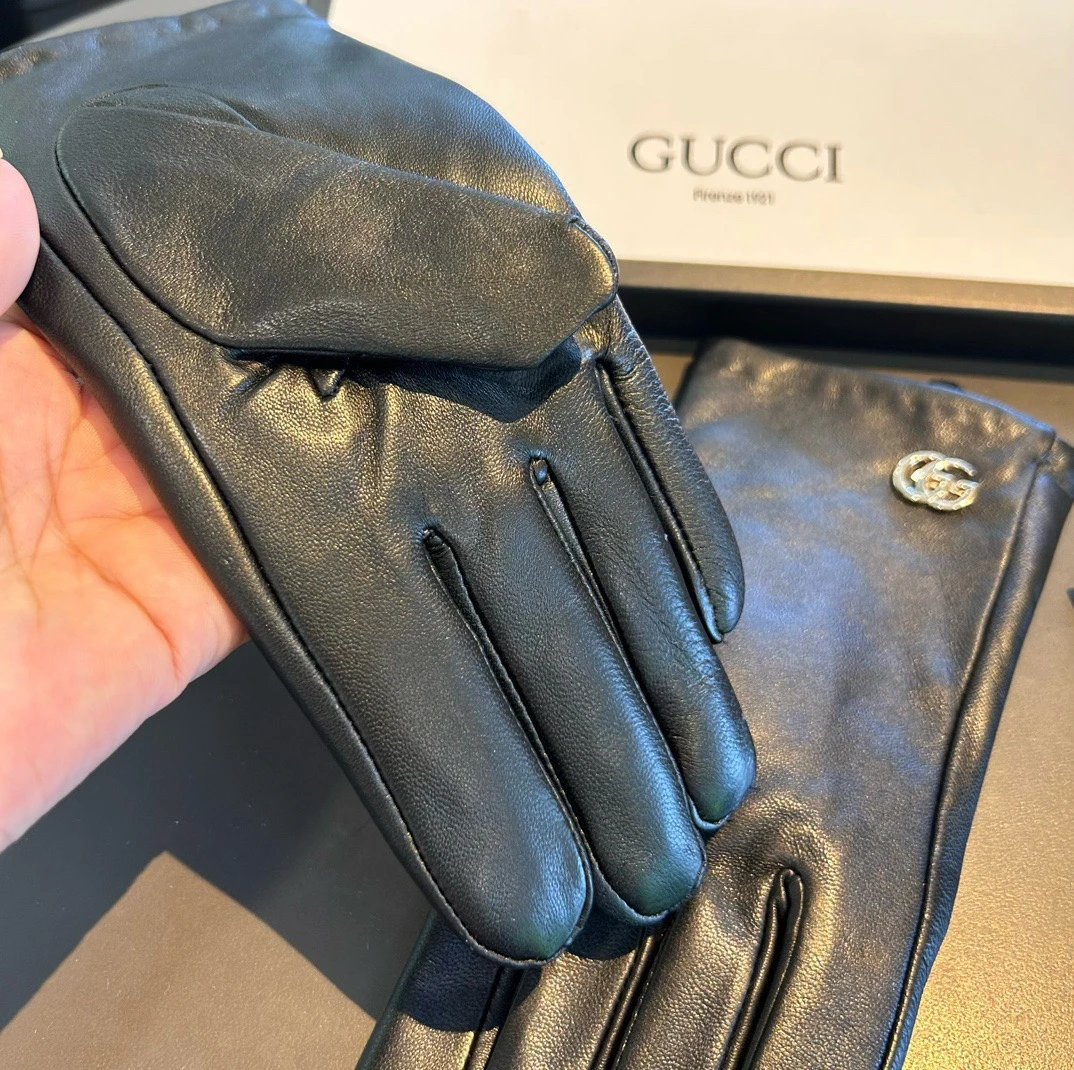 Gucci Lambskin Cashmere Gloves Ver.B — Photo 9