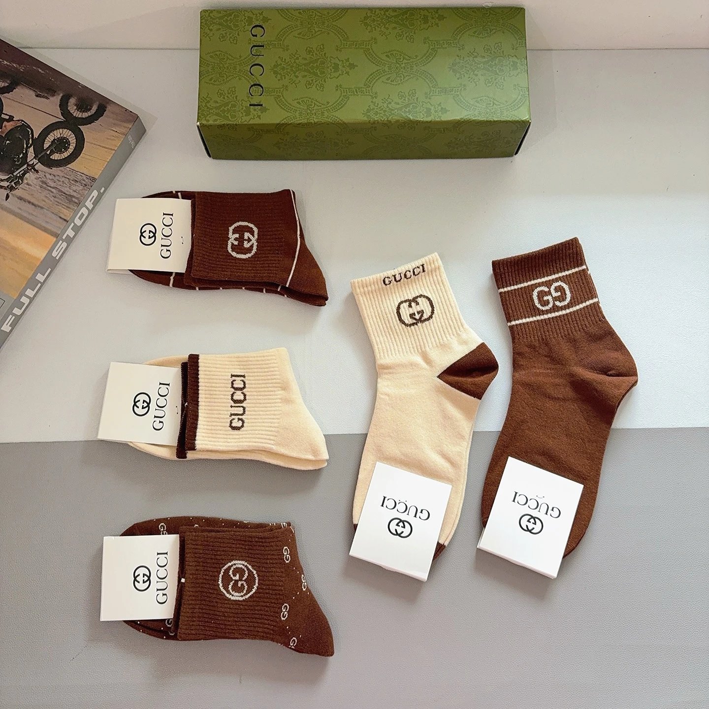Gucci Crew Cotton Socks Ver.B — photo 7