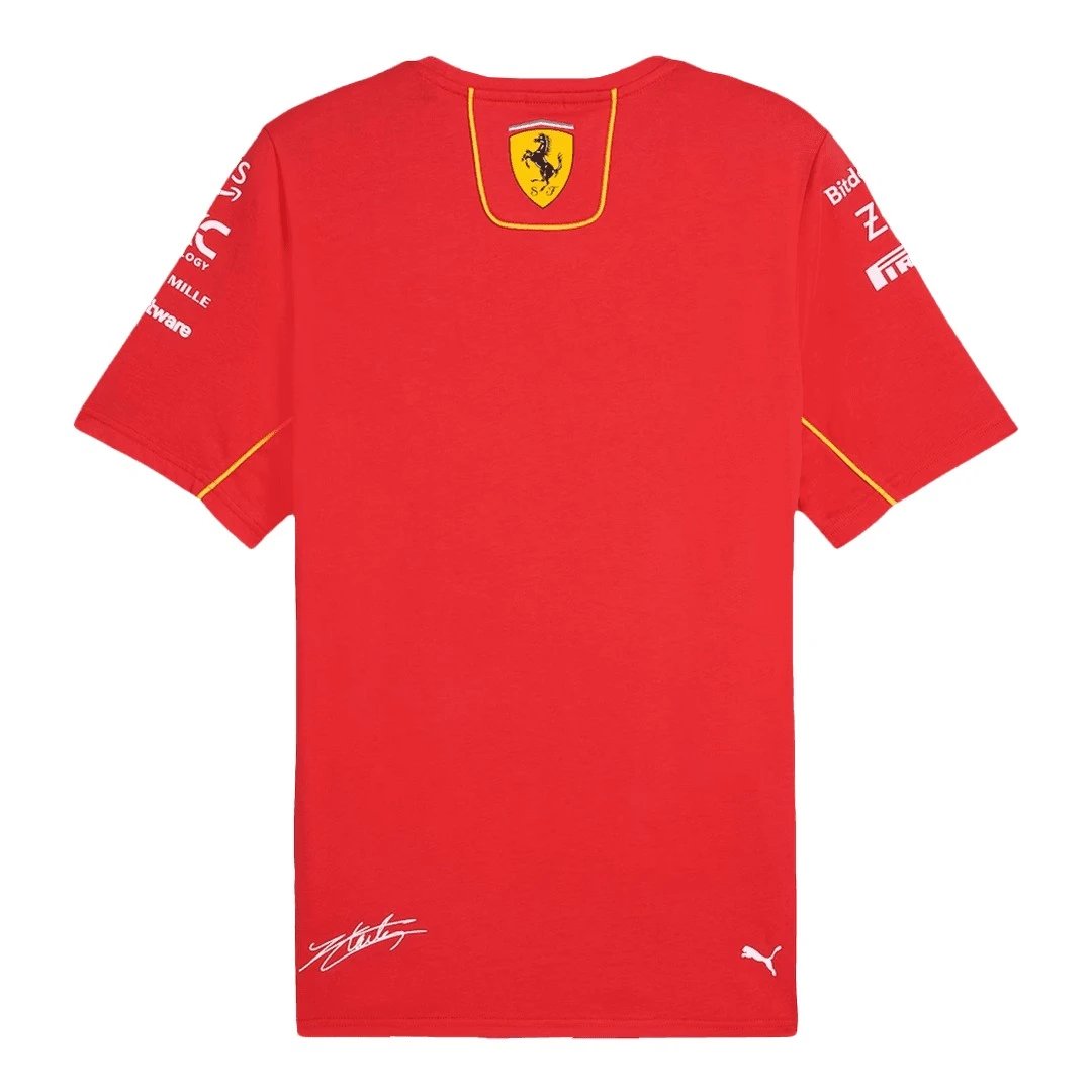 Charles Leclerc 16 Ferrari F1 Racing Team Shirt — photo 2