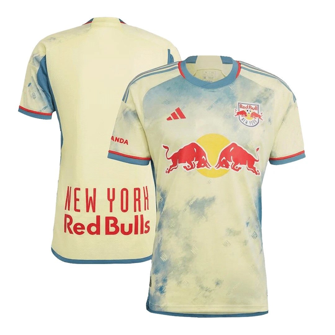2023 New York Redbulls Authentic Home Jersey (Player Version) — QC