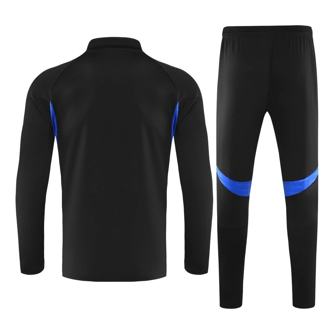 Manchester United 1 4 Zip Tracksuit 2025 26 Black — photo 2
